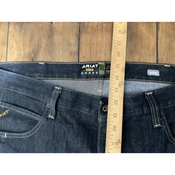 Ariat Rebar 40x34 M5 Straight Leg Jeans - Picture 4 of 14